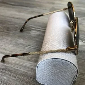 Jimmy Choo | Accessories | Jimmy Choo Marilia Gold Havana  display picture 3